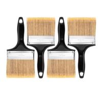 Hipzeepo Pinceles de 4 Pulgadas, Pinceles Planos para, Juego de Pinceles para Muebles, Pinceles para Pintar