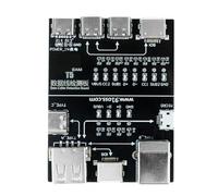 Hipzeepo Placa de Detección de Cable de Datos T5 de Encendido y Apagado, Cable de Datos Micro-USB Tipo C Universal para iOS y Android, Detector Rápido de Anomalías