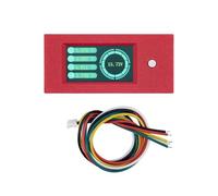 Hipzeepo Probador de Voltaje de Batería 4S con Estuche y Pantalla TFT. Medición Precisa del Voltaje para Baterías Lipo LTO Lifepo4 4S.