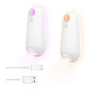 Hipzeepo Proyector LED de Luz con Sensor de Movimiento para Inodoro, Recargable, Colorido, Lámpara de Pie, Lámpara de Pared para Baño y Pasillo.