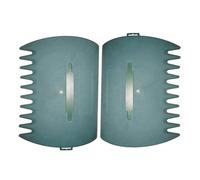 Hipzeepo Rastrillo para Hojas, 2 Piezas de Mano para Jardín, Recogedor de Hojas y Césped.