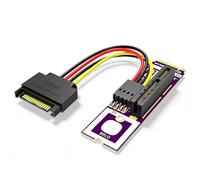 Hipzeepo Tarjeta Adaptadora M.2 A PCIe X4 5.0 128Gb/S de Alta Velocidad Compatible con Ranuras PCIe X1/X4/X8/X16.