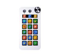 Hipzeepo Teclado Visual con Pantalla LCD de 15 Teclas Compatible con para el Controlador de Creación de Contenido en StreamDeck, Botones Personalizables, 634A, Color