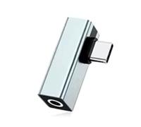 Hipzeepo Traductor de 140 Idiomas en Tiempo Real, Adaptador Portátil Tipo C con IA, Compatible con Auriculares Universales, Traducción con un Solo