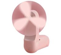 Hipzeepo Ventilador de Mano Plegable USB Silencioso para Estudiantes, para Exteriores, Portátil, Mini Ventilador Pequeño, Regalo, Gatito Rosa.