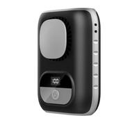 Hipzeepo Ventilador PortáTil Cintura 4000 MAh con Clip, Ventilador Personal Cuello, LED, 12 H AutonomíA, 5 Velocidades, RefrigeracióN Corporal para Camping y Lugares Trabajo A