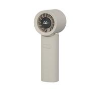 Hipzeepo Ventilador Portátil de Mano, Personal, 100 Velocidades, con Control de Viento Infinito, para Escritorio, Oficina y Exteriores, Color Albaricoque.