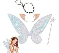 HIQE-FL Fairy Wings,Alas de Hadas para niñas,Alas de Hada Mujer,Alas de Hada Adulto,Alas de Hadas para Adultos,Alas de ángel