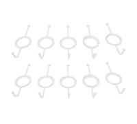 Hiraith 10PCS Ayuda de Puntería de Billar, Dispositivo de Puntería de Plástico para Bolas de Billar de 2 1/4 Pulgadas, Mejora la Precisión y el Control