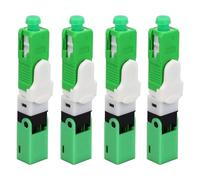 Hiraith 20 Conjuntos Conectores de Frío de Fibra óptica SC: Conector Rápido de Modo único para Proyectos FTTH con Pérdida de Inserción Baja de 0.25dB, Cable de 0.125 Mm/0.250 Mm,