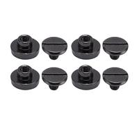 Hiraith 50 Sets Kit de Tornillo de Remolino de Aleación de Zinc de 8 Mm de 8 Mm para Artesanías de cuero: Remaches de Cabeza Plana y Tornillos de Unión para Cinturones, Bolsos, Zapatos,