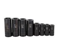 Hiraith 8pcs Toque Conjunto de Zócalo Metric Standard 70500 1/4in 3/8 Pulgadas con Soporte para el Mantenimiento del Automóvil