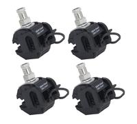 Hiraith Abrazadera Perforadora de Carcasa Aislada, Conector Estañado, Estructura Sellada con Aceite Térmico para Cable de 1 KV, Aplicaciones Versátiles para Proyectos de Iluminación (JJC-4)