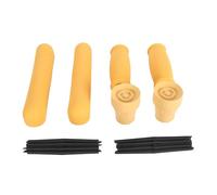 Hiraith Acolchado para Muletas Juego de Goma Duradero para Mayor Comodidad y Seguridad para Muletas de Aluminio y Madera