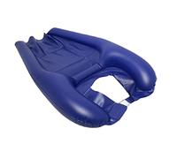 Hiraith Almohadilla de champú Inflable con Diseño de Doble Tubo | Material de PVC, inflado y desinflado rápido, soporta cabeza y cuello, compacto para viajar