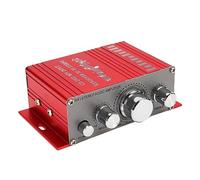 Hiraith Amplificador Estéreo de para Automóvil, Amplificador de Potencia para Automóvil 4 Campo de Sonido MP3 CD DVD Entrada DC 12V 4 Canales para Sistema de Sonido