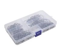 Hiraith Anzuelos de Pesca Circulares de Pulpo, Acero Rico en Carbono con Púa 7384, Juego de Aparejos de Pesca de Agua Dulce y Agua Salada para Pescadores