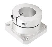 Hiraith Bloque de Rodamientos de Movimiento Lineal con Soporte de Eje D40 Montaje de Brida Compacto para Maquinaria y Accesorios de Equipos Acero para Rodamientos Gcr15 de 1,6 Pulgadas Aplicable para