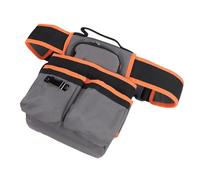 Hiraith Bolsa para Cinturón de Herramientas de Alta Resistencia con Abrazadera, Bolsa de Herramientas para Electricista con Múltiples Bolsillos de Tela Oxford para Sitios de Construcción, YB-020,