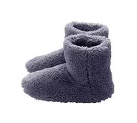 Hiraith Botas con calefacción, Invierno Suave Calefacción Calentadores Calentadores de Pies Eléctrico Lavable Al Aire Libre Pies Calentador De Pies Mujeres Hombres