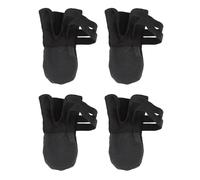 Hiraith Calcetines para Perros de 4 Piezas Evitan Calcetines de Agarre de Perros Suaves para Lamer para los Pisos de Madera Dura