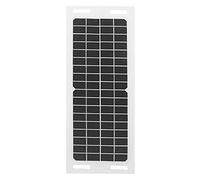 Hiraith Cargador Solar para Coche con Panel Flexible de 5W | Silicio monocristalino, mantiene batería de 12V, ahorro de energía, portátil.