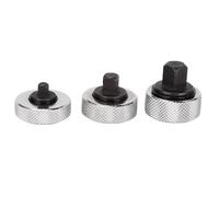 Hiraith Conjunto de Llave de Trinquete de Dedo de 3 Piezas 1/2 "3/8" 1/4 ", Mini Set de Trinquete, CW/CCW Reversible, Acero Chapado Cromado, Compacto para la Reparación Automotriz y de