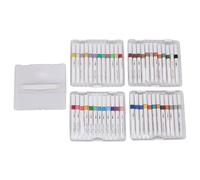 Hiraith Conjunto de Marcadores de Pintura Acrílica de 48 Colores-Cuerpo Direct Liquid Art Pens para Roca/vidrio/madera/metal, No Se Necesita con Pigmento Premium y Caja de
