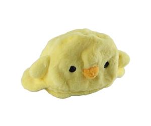 Hiraith Funda Suave para Casco de esquí de Felpa de Pollo de Dibujos Animados para Niños con Tamaño Ajustable y Protección para los Oídos, Funda para Casco Cálida y para Snowboard