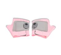 Hiraith Guante Calentado Multifuncional Autocalentamiento Medio Dedo Carga USB Calentador de Manos para Senderismo Al Aire Libre Rosa 2 Piezas
