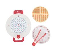 Hiraith Juego de Horneado de Gofres de Madera, Diseño Realista para Diversión Educativa Segura con Interacciones Familiares para Uso Doméstico, Enciende la Imaginación y la Creatividad