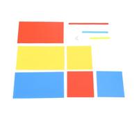 Hiraith Juego de Juguetes de Construcción Geométrica de 72 Piezas, Coloridos Bloques de Plástico y Tablas con Caja de Almacenamiento, Kit de Construcción Educativa Stem para Niños de 4