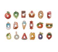 Hiraith Juguete de Cuentas de Cordones de Madera para Niños Pequeños, Juego de Cuerdas de Hilos de 18 Piezas con 7 Tarjetas de Actividad y Bolsa de Almacenamiento, Montessori Fine Motor
