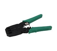 Hiraith Kit de Herramientas de Red, Alicates Profesionales para Engarzar | Bolsa de herramientas portátil, Diseño de trinquete, Agarre ergonómico, Adecuado para Cat5, Cat5e, RJ11