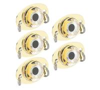 Hiraith Luz LED Electrónica para Señuelo de Pesca, Duradera para Pesca en Agua Salada, Lámpara de Cebo Subacuático ABS para en Profundidad en el Mar, 5 uds. (#4)