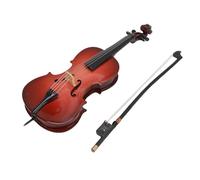 Hiraith Modelo de Violonchelo en Miniatura de Madera Artesanal con Soporte, y Estuche, Elegantes Réplica de Instrumentos Musicales para Decoración del Hogar/oficina, Madera de bajo,