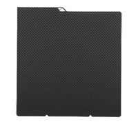 Hiraith Placa de Construcción PET/PEO de Doble Cara para S1 | 264x276 Mm de Fibra de Carbono y Diamantes de la Superficie Texturizada | Hoja de Construcción de Impresoras 3D Resistente