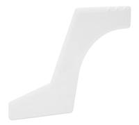 Hiraith Plantilla para Dar Forma a la Barba, Herramienta de Peinado Ordenada para Uso Doméstico y de Salón, Se Ajusta Al Diseño Ergonómico, Hecha de Material Plástico Blanco