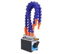 Hiraith Soporte de Base Magnética, de Pulverización de Lubricación de Refrigerante por Niebla, Pulverizador de Enfriamiento para Máquina de Grabado con 3 Orificios, Ajustable para