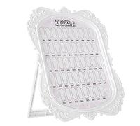 Hiraith Soporte de Exhibición para Decoración de Uñas, Tarjeta de Color de Esmalte de Uñas para Envolver Flores con Soporte de Exhibición de 48 Colores, Herramienta de Manicura de