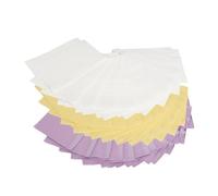 Hiraith Toallas de Mesa para Decoración de Uñas, Suaves, Impermeables, a Prueba de Aceite, 60 Uds, Blanco, Amarillo, Morado para Manicura