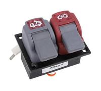 Hiraith Válvula de Doble Control Hidráulica, Válvula Manual Dual de Alta Sensibilidad, Control Eficiente para Maquinaria Agrícola, Camiones Autónomos, Material de Metal ABS