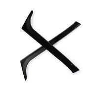 Hiram 2 uds, alerón Trasero Negro Brillante for Ventana Trasera de Coche, alerón Trasero Apto for Volkswagen Golf 6 Golf MK6 GTI/GTR/GTD 2008-2013 Alerón Trasero