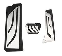 Hiram Pedales de Coche Aptos for BMW 3 Series G20 G28 Sedan 2019 2020 2021 2022 Almohadillas de Freno de Gas Cubierta de Pedal Pedales (Color : AT with Rest)