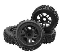 HIRCQOO Neumáticos RC Buggy de 1/8 con ruedas de 17 mm con inserciones de espuma OD 4.76 pulgadas compatibles con Arrma Typhon 3S 6S Losi 8IGHT HPI Vorza Flux Redcat Racing Kyosho RC escala 1/8 RC