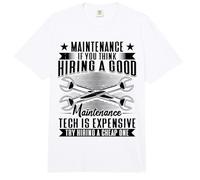 Hiring A Good Maintenance Tech Is Expensive Técnico Servicio Comfort Colors Adult Heavyweight T-Shirt