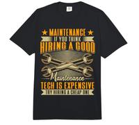 Hiring A Good Maintenance Tech Is Expensive Técnico Servicio Comfort Colors Adult Heavyweight T-Shirt