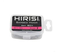 Hirisi - Gancho de pesca con púas (50 unidades, tamaño 2)