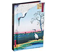 Hiroshige mini notebook /anglais: Pocket Size Mini Hardcover Notebook with Painted Edge Paper