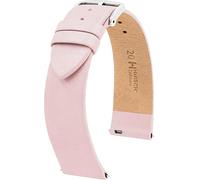 HIRSCH Correa de reloj Cashmere - Correa de reloj de piel - Correa de reloj con brillo sedoso - Rosado - 18 mm